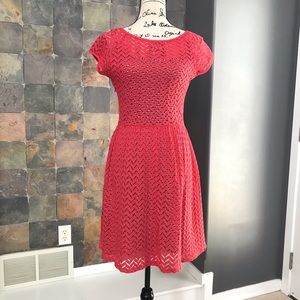 Adorable Weston Wear Coral Pink Jersey Dress